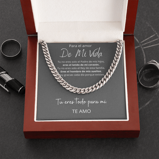 Regalo Para Hombre El Amor De Mi Vida | Regalo Para Novio | Regalo Para Esposo | Regalo Collar