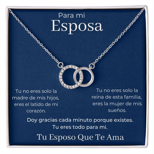 REGALO DE ESPOSO PARA ESPOSA JOYA PARA MUJER COLLAR CON MENSAJE PERSONALIZADO