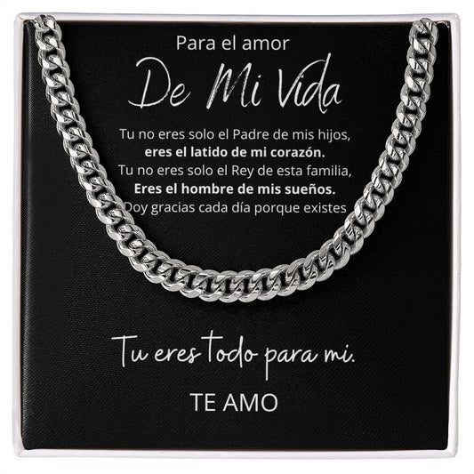 Regalo Para Esposo Regalo de Cumpleaños Aniversario Collar Hombre