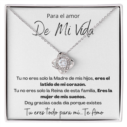 Para el amor de mi vida regalo de esposo para esposa