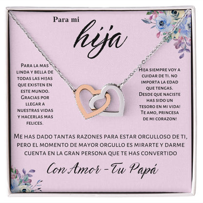 Regalo Para Hija, Regalo de Papa Para Hija Joya Mujer Regalos Navidad Cumpleanos