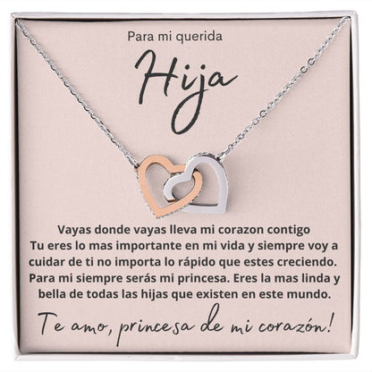 Regalo Para Hija De Papa Joya Mujer Collar Regalo Navidad Cumpleaños Quinceañera