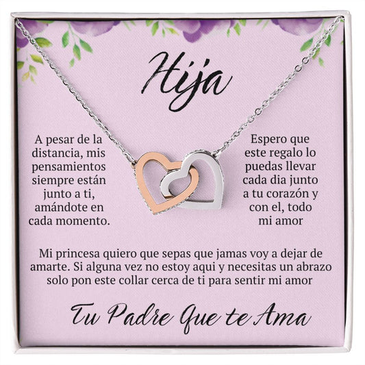 Regalo para mi hermosa hija regalo de cumpleanos para hija collar de regalo