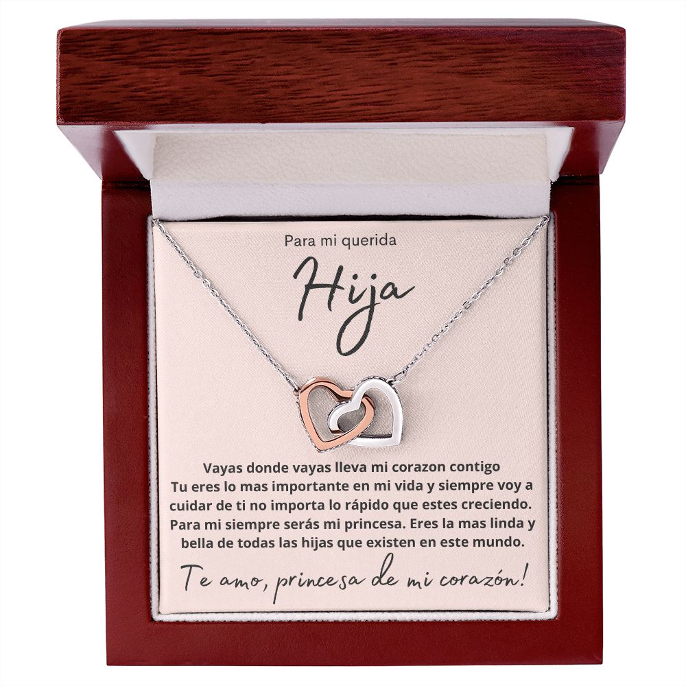 Regalo Para Hija De Papa Joya Mujer Collar Regalo Navidad Cumpleaños Quinceañera