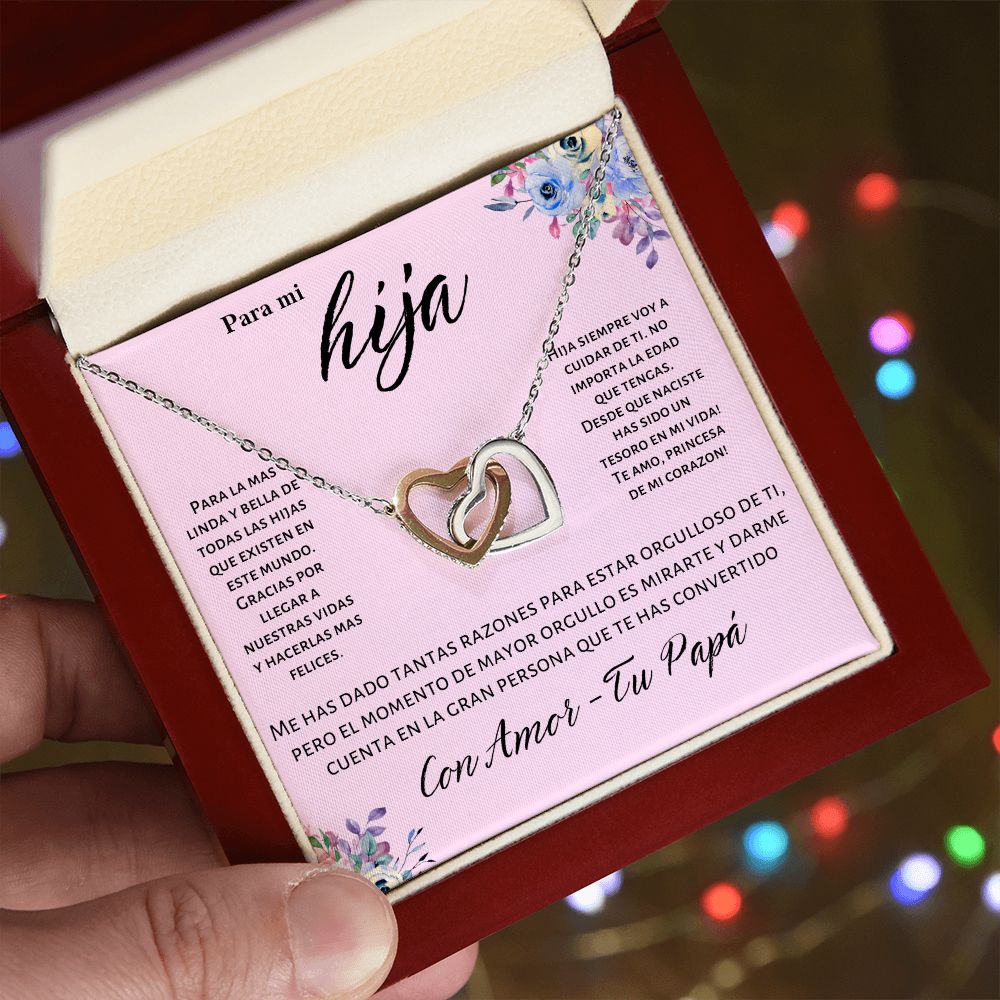 Regalo Para Hija, Regalo de Papa Para Hija Joya Mujer Regalos Navidad Cumpleanos