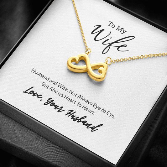 To My Wife Necklace Anniversary Gift for Wife Birthday