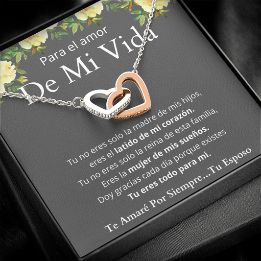 Regalo de esposo a esposa para el amor de mi vida