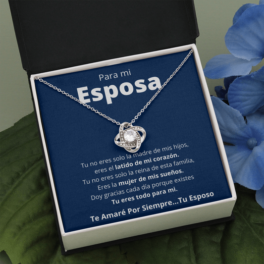 Collar Regalo Esposa Kit Para Mujer Joya Mensaje Personalizado Aniversario Bday