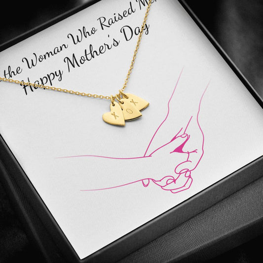 Mother's Day Necklace Gift The Woman Who Raised Me