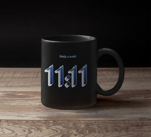 Eleven Eleven Angel Numbers  Coffee Mug 11:11 Make a Wish!