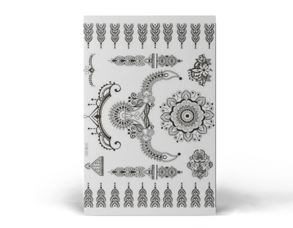 Henna Inspired Temporary Tattoos
