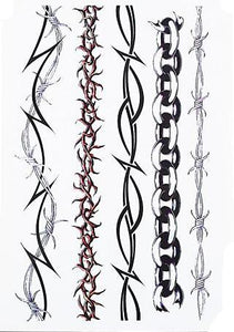 Tribal Armband  Temporary Tattoos [5 in 1]