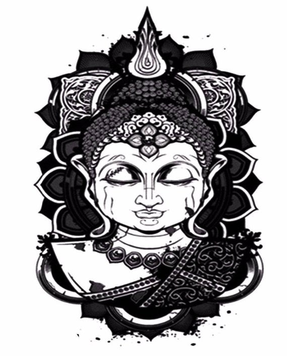Large Buddha Tattoo