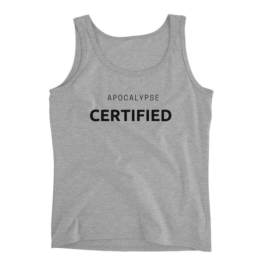 Apocalypse Certified Ladies' Tank Top Zombie fan shirt - Zombie Apocalypse Survival Gift  Shirt