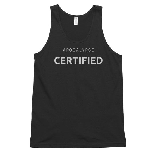 Apocalypse Certified Zombie fan tank top (unisex) shirt - Zombie Apocalypse Survival Gift Shirt Active Classic