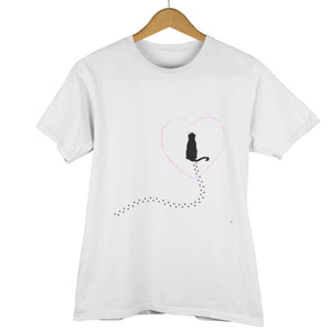Kitty in Love Unisex T-Shirt
