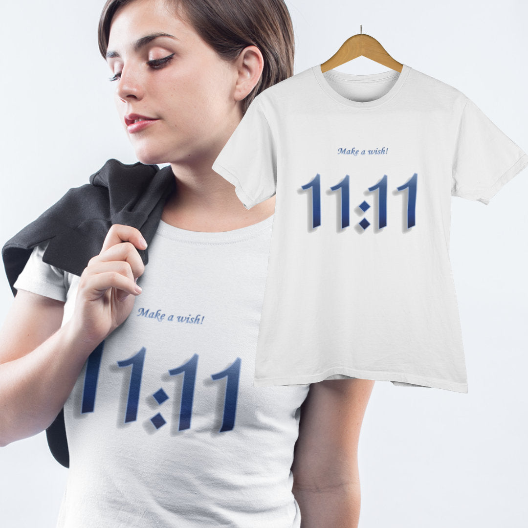 Angels Make a Wish! 11:11 Number Short-Sleeve Unisex T-Shirt