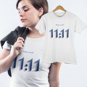 11:11 Make a Wish! Angel Number Short-Sleeve Unisex T-Shirt