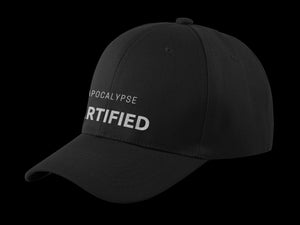 Apocalypse Certified  Hat - Dad Baseball Cap Unisex Zombie Obsessed Hat (2 Variations Back and Blue)