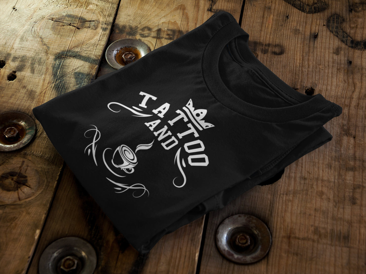 Tattoo and Coffee T-shirt  -  Short-Sleeve Unisex Shirt