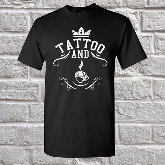 Tattoo and Coffee T-shirt  -  Short-Sleeve Unisex Shirt