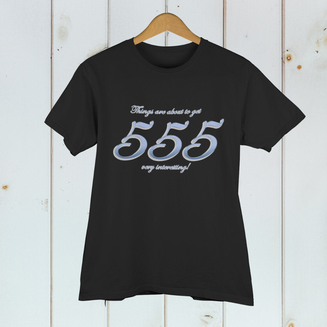 Number 555 Angels Numerology Adult Unisex T-Shirt