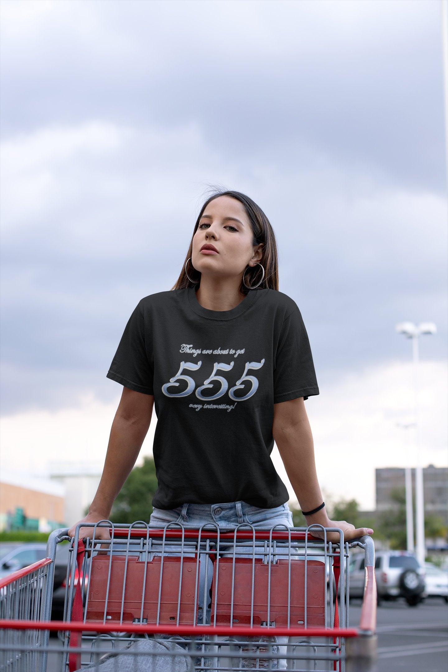Number 555 Adult Unisex T-Shirt Angel Numerology