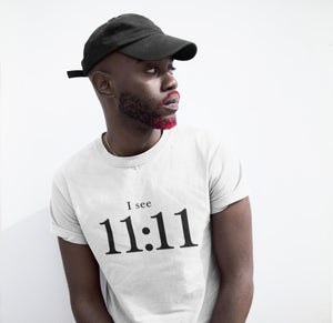 Angel Numbers - I see 11:11 - Adult Unisex T-Shirt