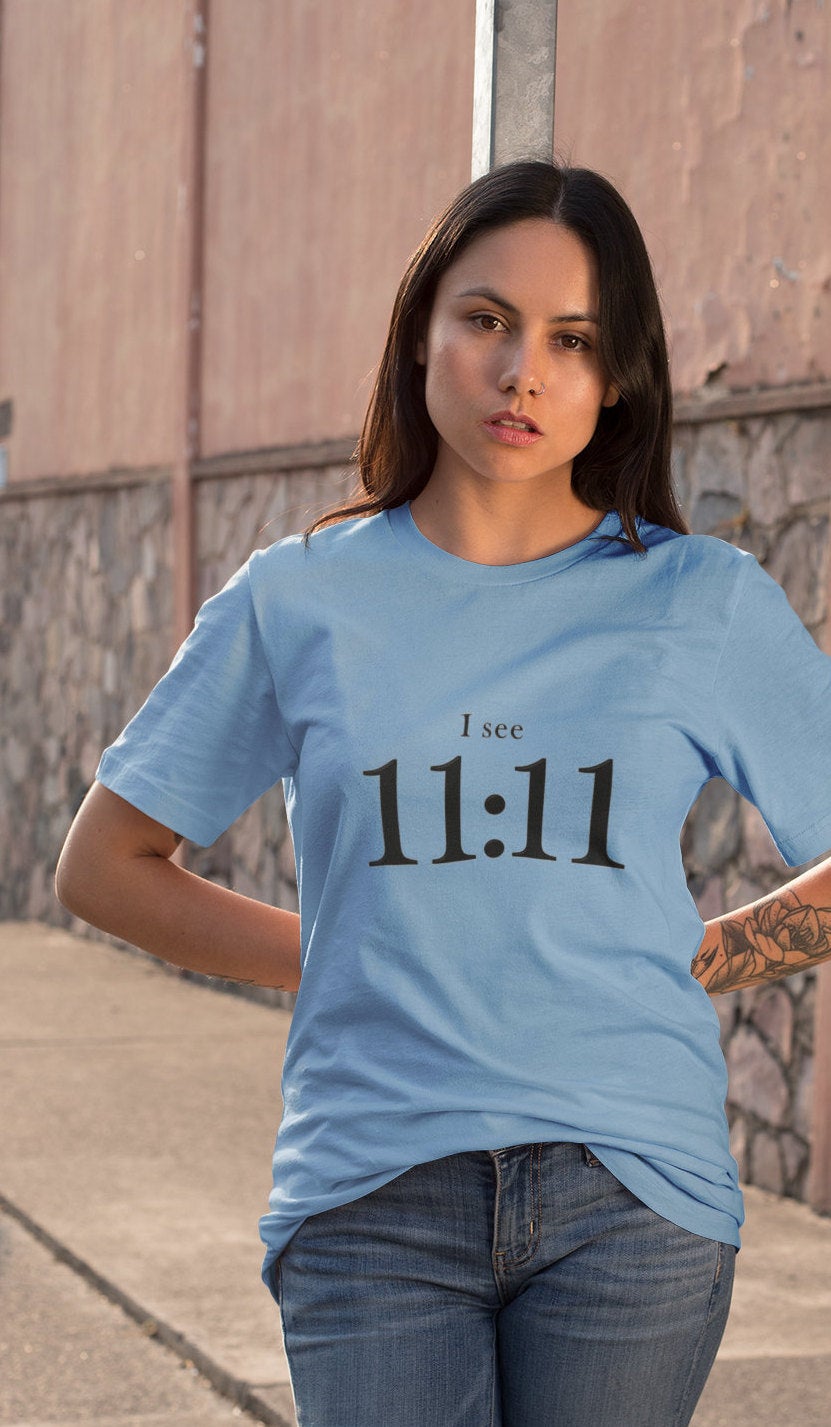 Angel I see 11:11 - Adult Unisex T-Shirt