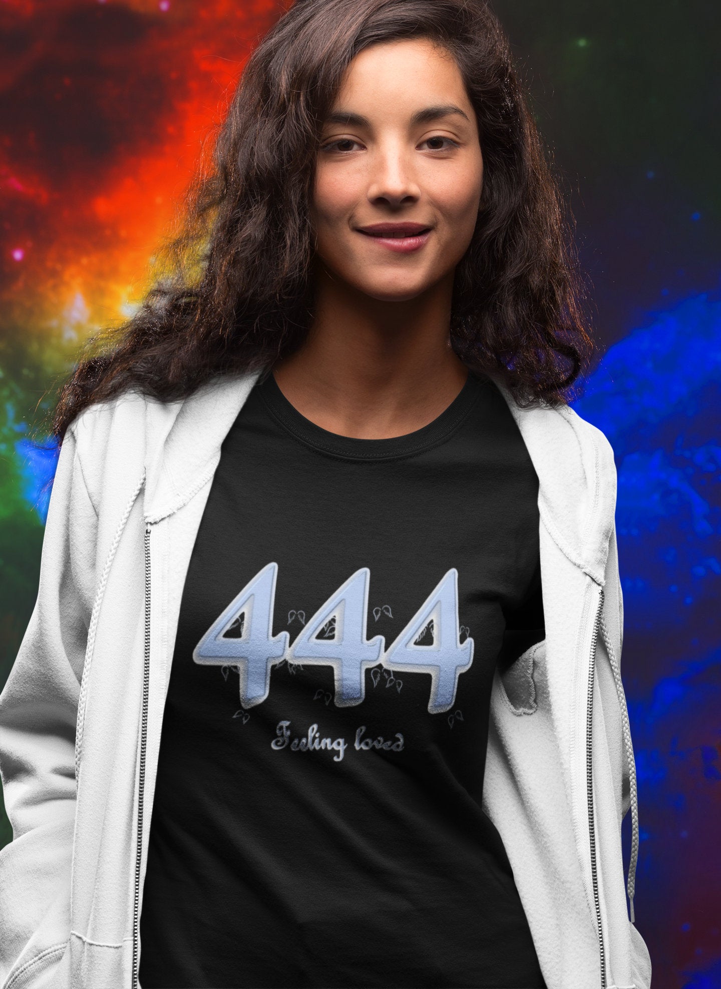 Angel Numbers - 444 Feeling Loved - Adult Unisex T-Shirt