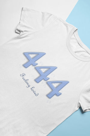 Angel Numbers - 444 Feeling Loved - Adult Unisex T-Shirt