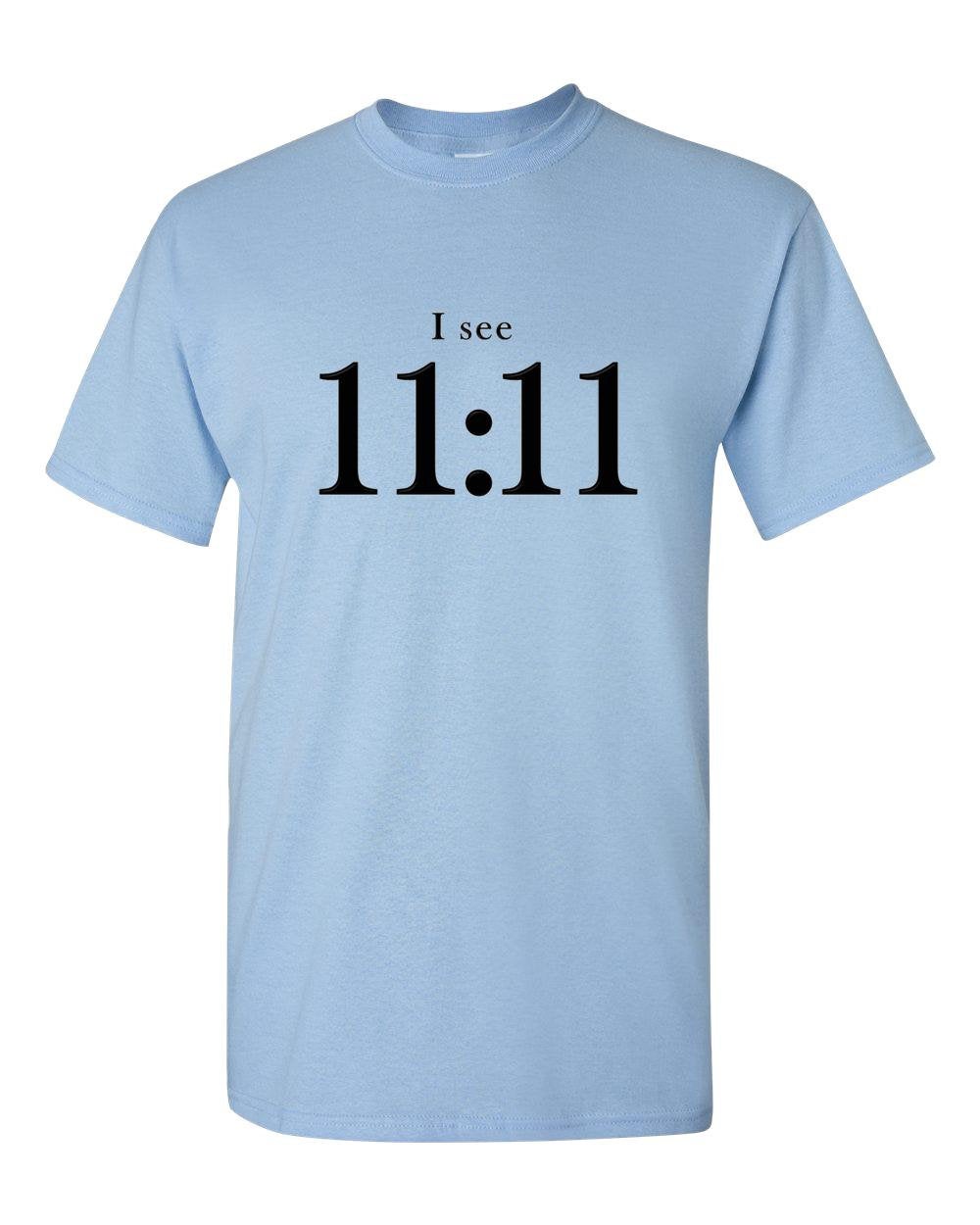 Angel Numbers - I see 11:11 - Adult Unisex T-Shirt