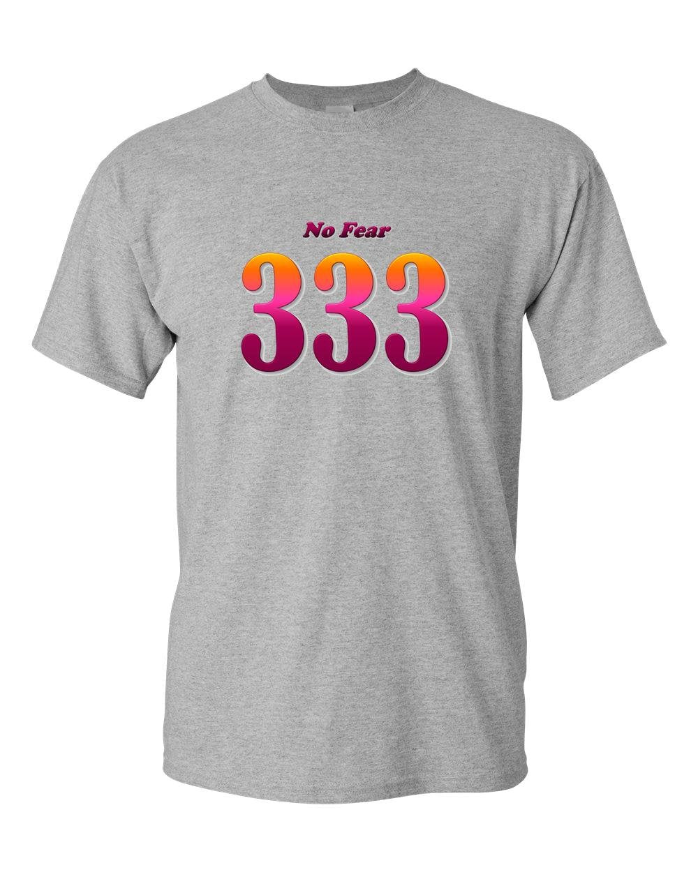 Angel Numbers - No Fear 333 - Adult Unisex T-Shirt