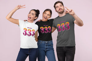 Angel Numbers - No Fear 333 - Adult Unisex T-Shirt