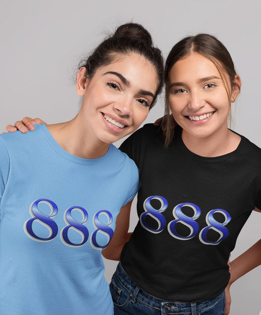 Angel Numbers - 888 - Adult Unisex T-Shirt