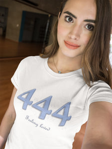 Angel Numbers - 444 Feeling Loved - Adult Unisex T-Shirt