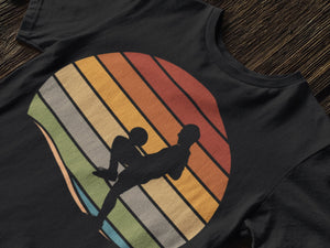 SOCCER SHIRT Retro Vintage Soccer Player Sunset Graphic Short-Sleeve Unisex T-Shirt