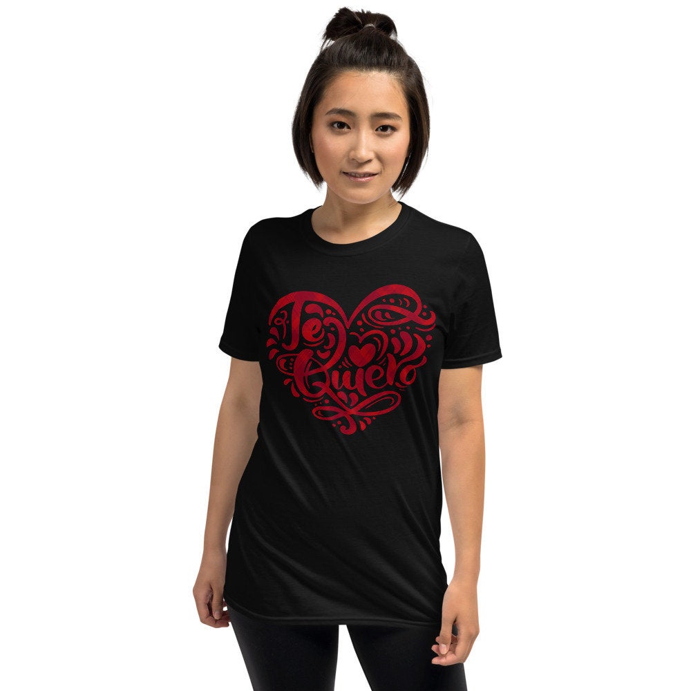 Amor Dia de los Enamorados, Corazon Te Quiero Love You in Spanish Valentine's Day Gifts Unisex T-Shirt