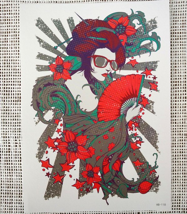 Vintage Temporary Tattoo Waterproof Easy to Apply Long Lasting