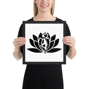 Yoga Fusion Framed photo paper poster