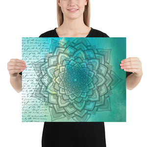 Mandala Vintage Photo Paper Poster