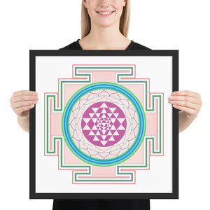Yantra Mandala Framed poster