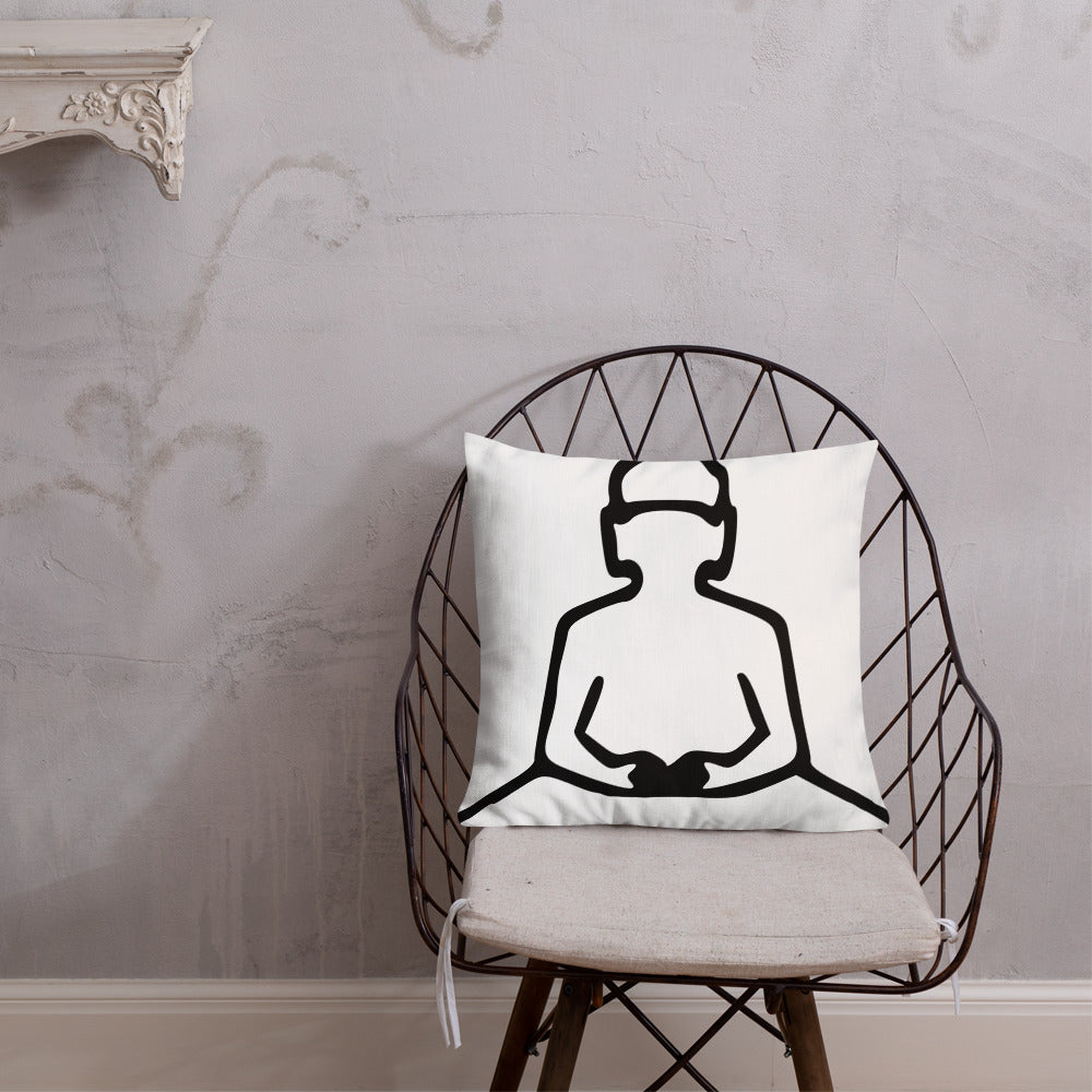 Mandala Spiritual Buddha Premium Pillow