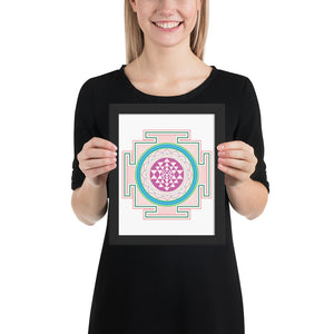 Yantra Mandala Framed poster