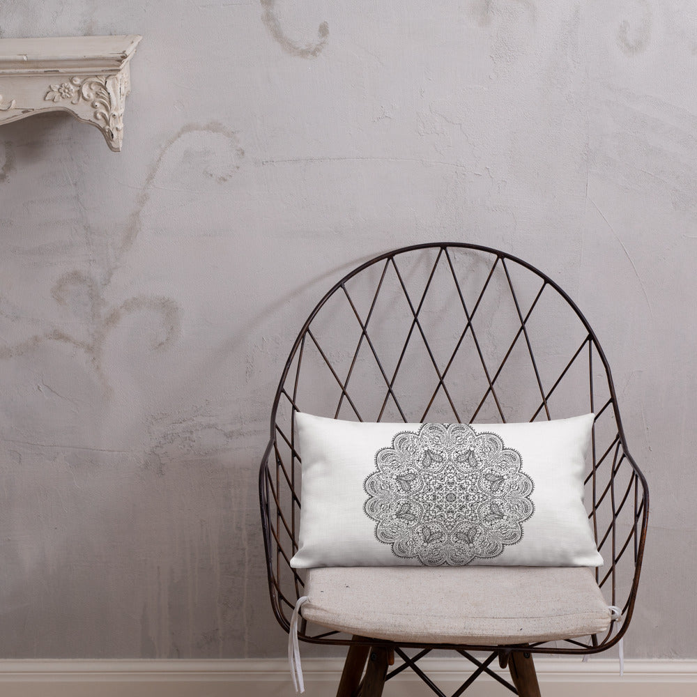 Mandala Spiritual Buddha Premium Pillow