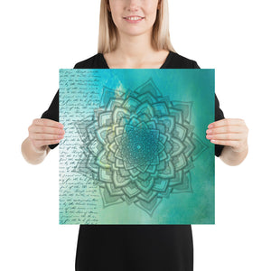 Mandala Vintage Photo Paper Poster