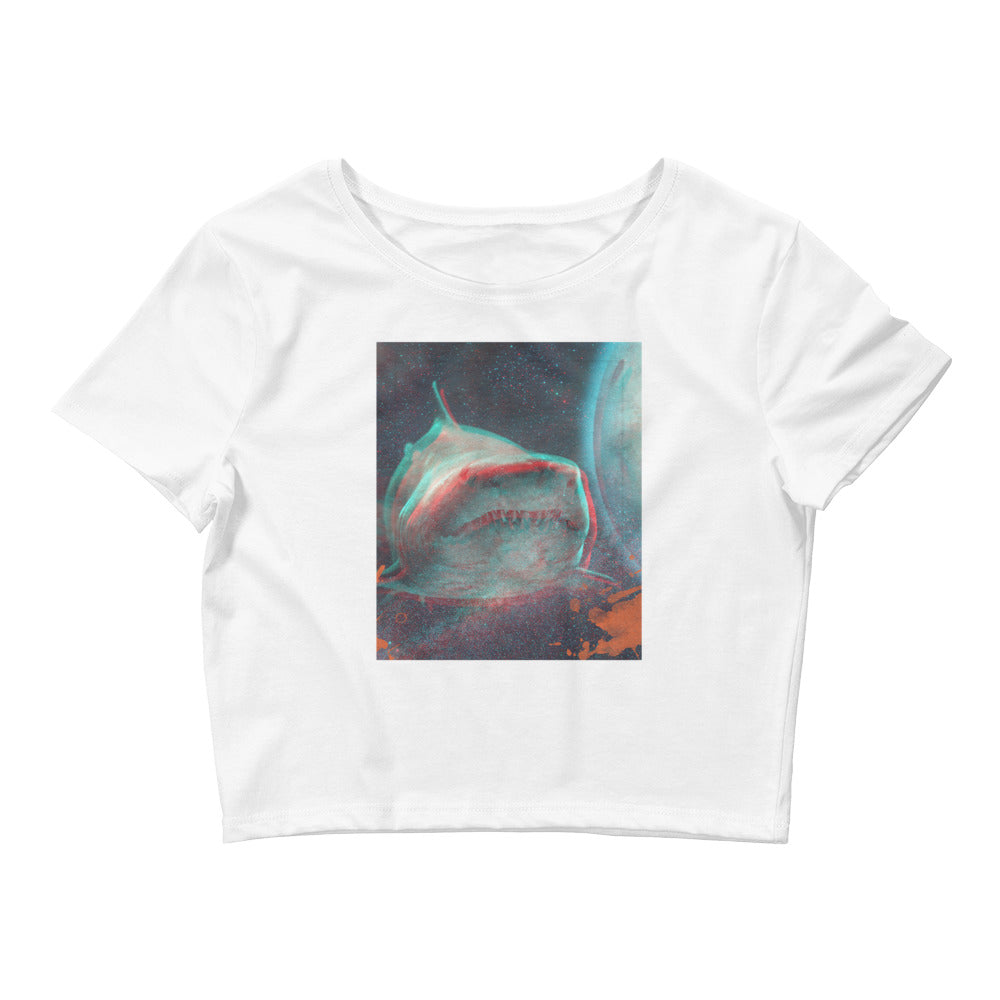 Aesthetic Women’s Crop Tee [Shark]