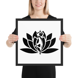 Yoga Fusion Framed photo paper poster