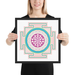 Yantra Mandala Framed poster