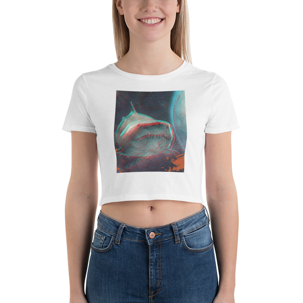 Aesthetic Women’s Crop Tee [Shark]
